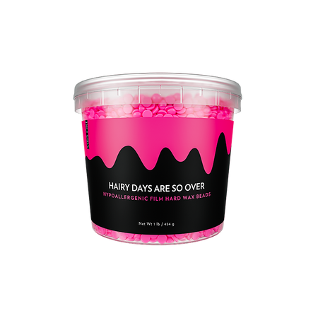 Hairy Days Are So Over Hot Pink Hypoallergenic Film Hard Wax - 1 Lb