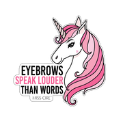 Eyebrows Speak Lauder than Words Wax - Warmer Magnet - 3" x 1.87"