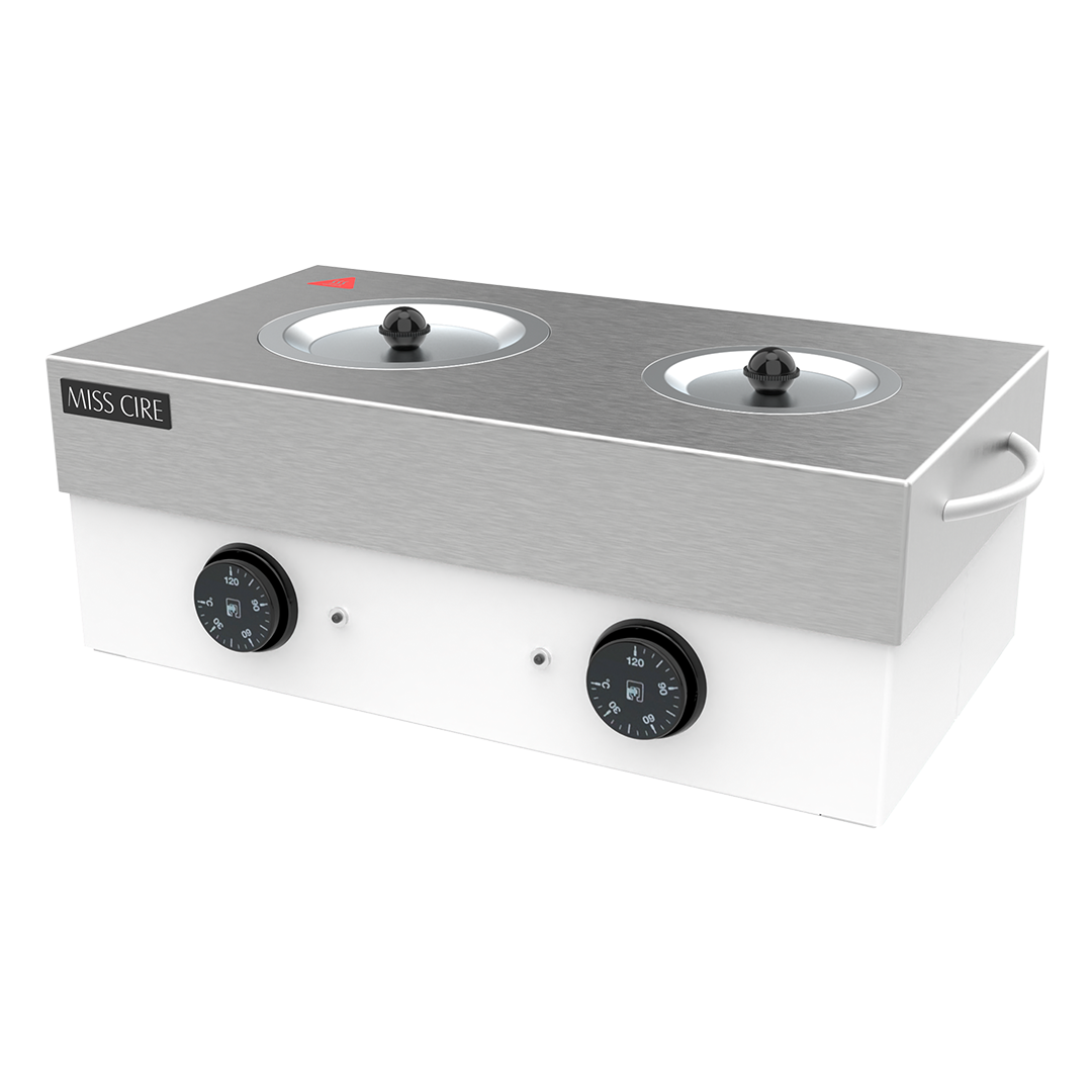 Double Hybrid White Wax Warmer - 2.2 Lb - 14 Oz (Hard and Soft Wax)
