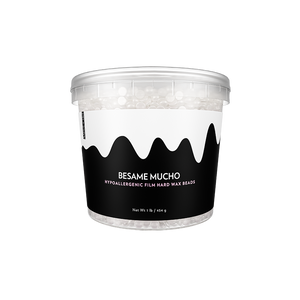 Besame Mucho Clear Hypoallergenic Vegan Film Hard Wax Beads - 1 Lb