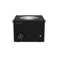 Medium Black Matte Hard Wax Warmer - 2.2 Lb