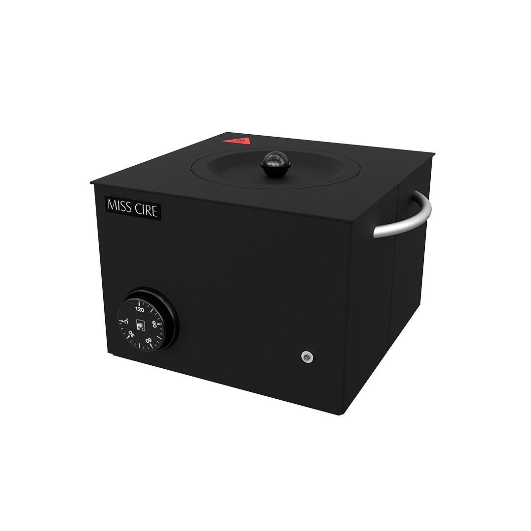 Medium Black Matte Hard Wax Warmer - 2.2 Lb