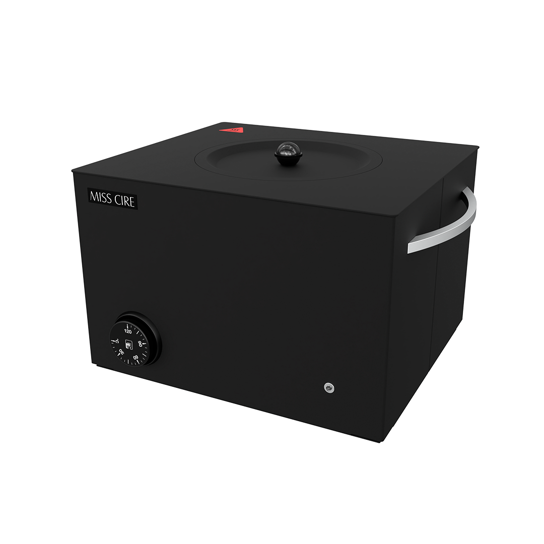 Large Black Matte Professional Hard Wax Warmer - 5 Lb