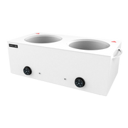 Extra Large Double White Hard Wax Warmer - 10 LB x 2 - (20 Lb Total)
