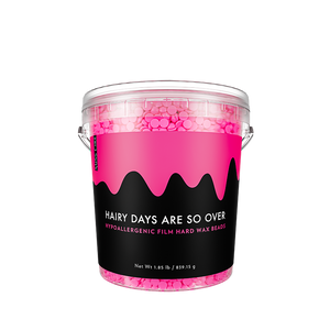 Hairy Days Are So Over Hot Pink Hypoallergenic Film Hard Wax Beads - 1.85 LB