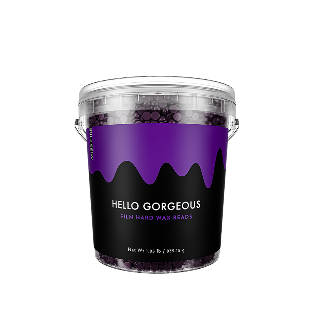 Hello Gorgeous Purple Film Hard Wax Beads - 1.85 Lb