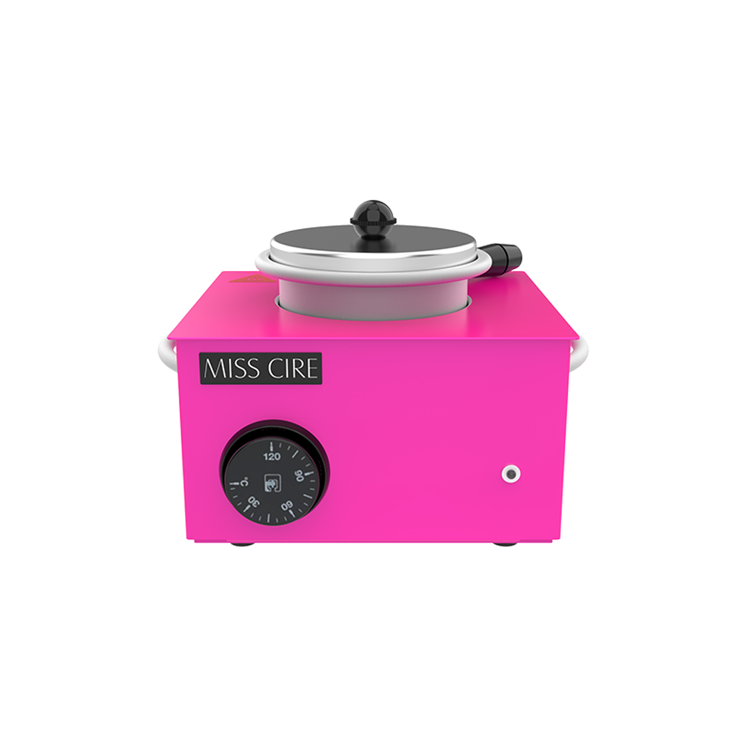 Small Hard Soft Wax Neon Hot Pink Wax Warmer 14 Oz