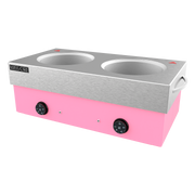 Extra Large Double Hybrid Pink Hard Wax Warmer - 10 Lb x 2 (20 Lb Total)