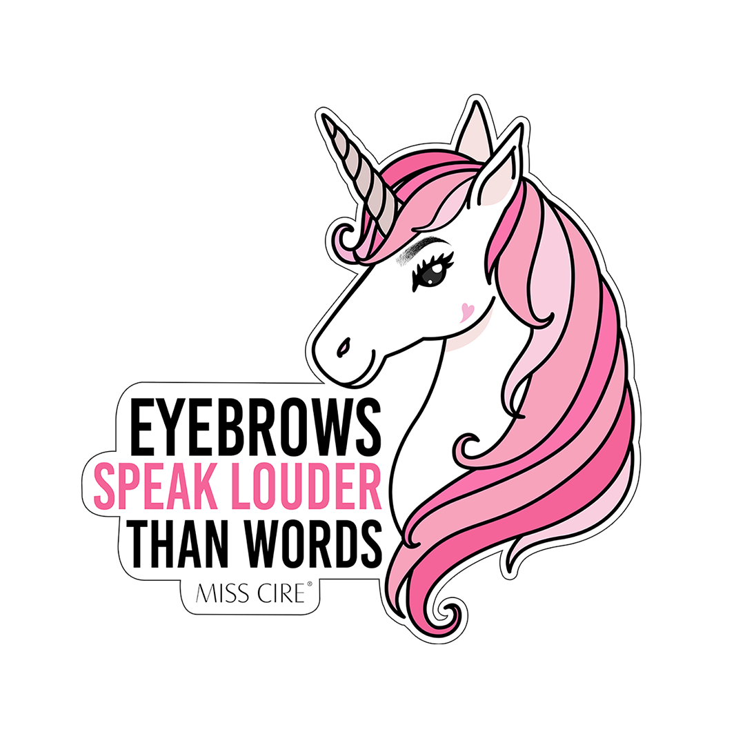 Eyebrows Speak Lauder than Words Wax - Warmer Magnet - 3" x 1.87"