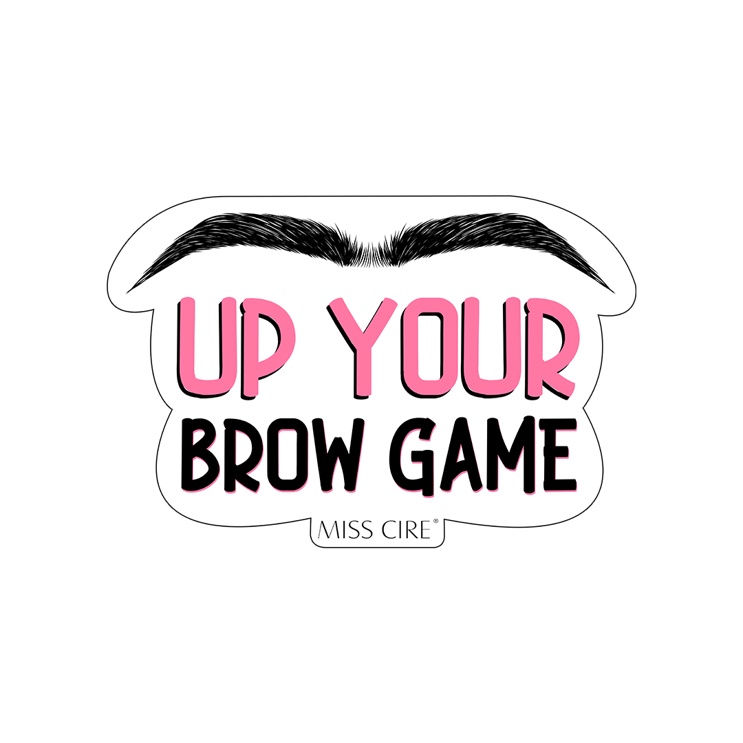 Up Your Brow Game - Warmer Magnet - 3" x 1.87"