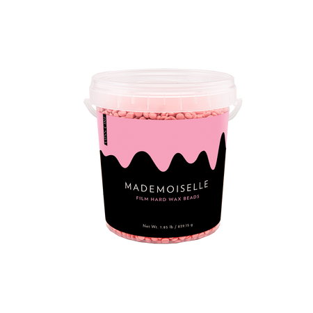 Mademoiselle Pink Polymer-Based Film Hard Wax Beads - 1.85 LB Buckets (BULK)